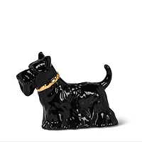 Candle holder - Black dog