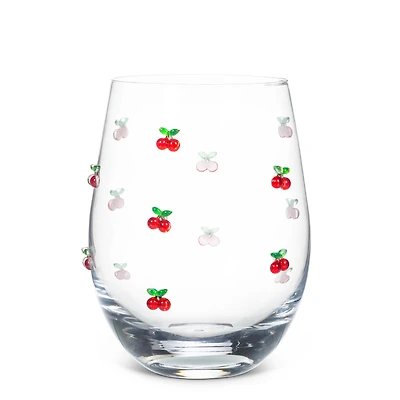 Verre à vin sans pied - Cerises