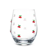 Verre à vin sans pied - Cerises