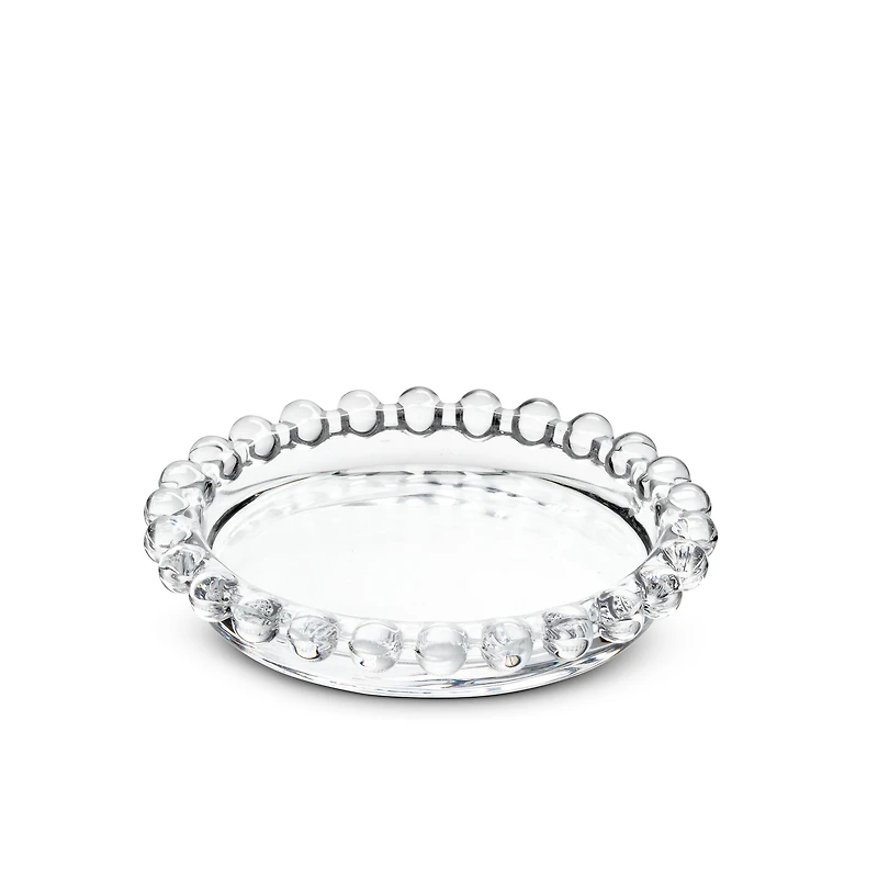 Porte-chandelle en verre - Petits ronds