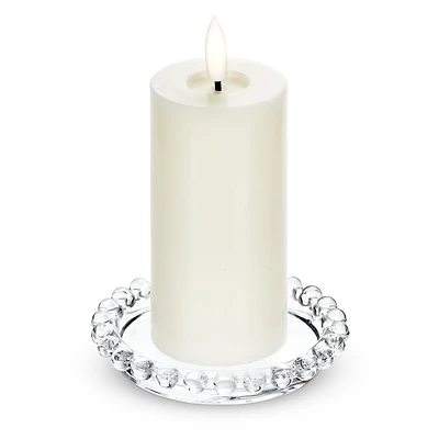 Glass candle holder - Small circles