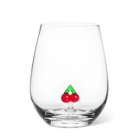 Stemless glass - 3D cherry