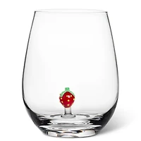 Stemless wine glass - Strawberry