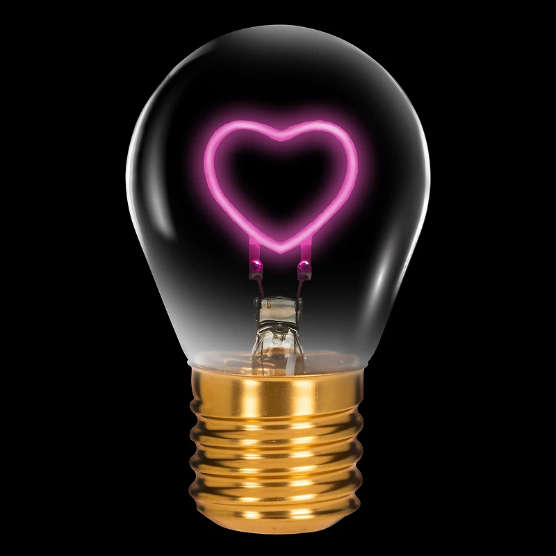 Neon bulb - Heart