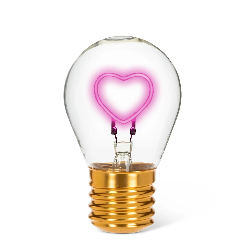 Neon bulb - Heart