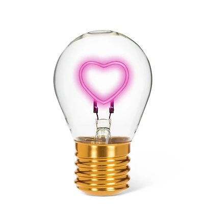 Neon bulb - Heart