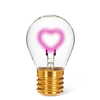 Neon bulb - Heart
