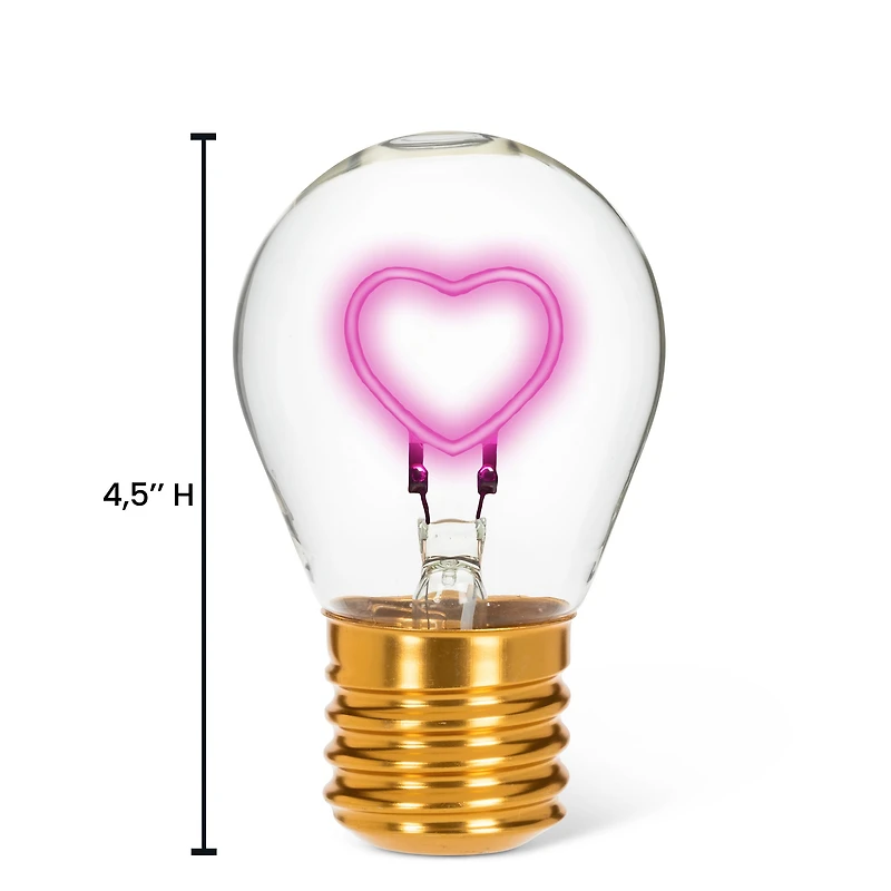 Neon bulb - Heart