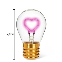 Neon bulb - Heart