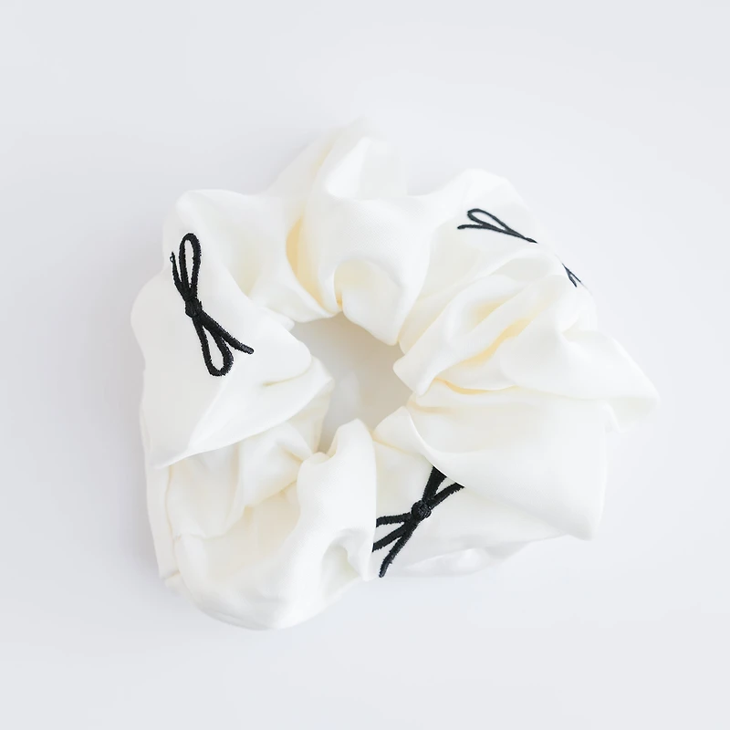 Grand chouchou - Ivoire & boucles