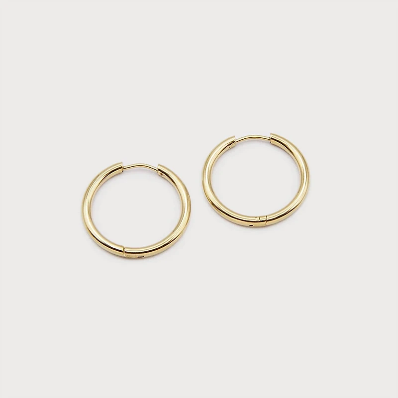 Boucles d’oreilles dorés - Anneaux