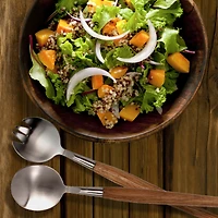 Salad servers (2) - Wooden