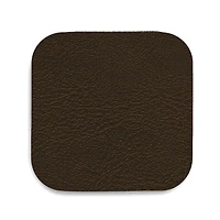 Ensemble de sous-verres bruns - Faux cuir
