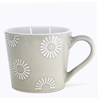 Tasse fleurs - Beige