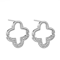 Clover earrings - Silver