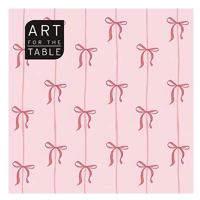 Table napkins - Pink loops