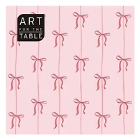 Table napkins - Pink loops