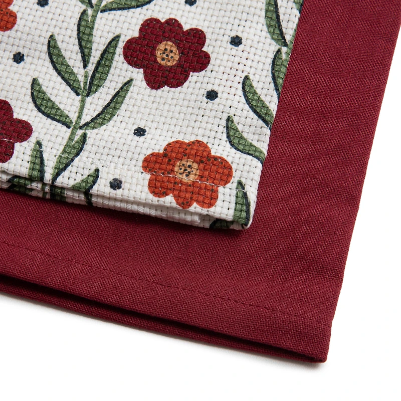 Set of 2 kitchen towels - Dahlia