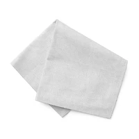 Ensemble de 4 serviettes de table en tissu - Blanc cassé