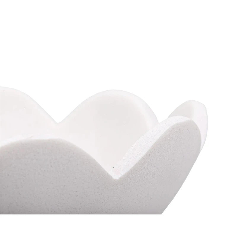 Bol décoratif fleur - Blanc