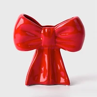 Ceramic vase - Red loop