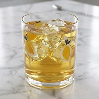 Glass with patterns - Lemons