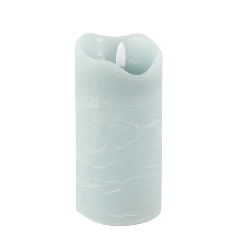 One touch false flame pillar - Blue