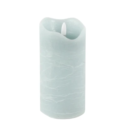 One touch false flame pillar - Blue