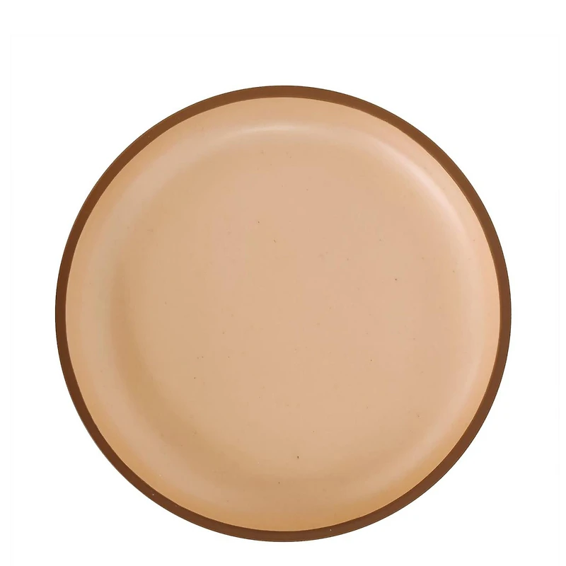 Assiette à salade en bambou Luciano - Beige