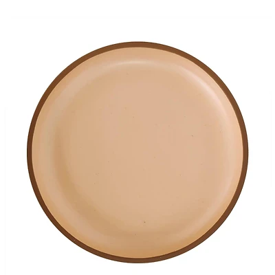 Assiette à salade en bambou Luciano - Beige