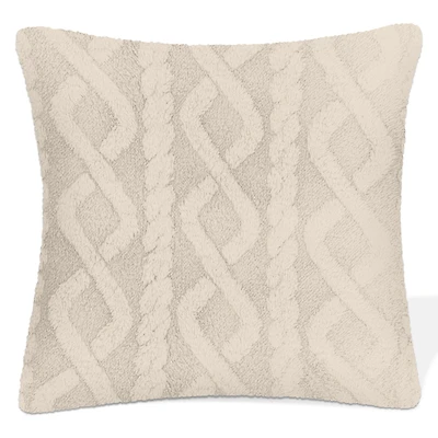 Coussin sherpa - Beige