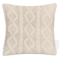 Coussin sherpa - Beige