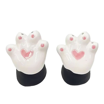 Ensemble salière & poivrière - Pattes de chat