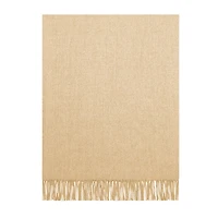 Jeté en faux cachemire - Jaune