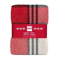 Thrown in sherpa - Red tiles