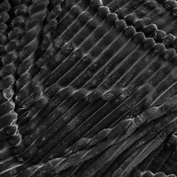 Ribbed throw - Black