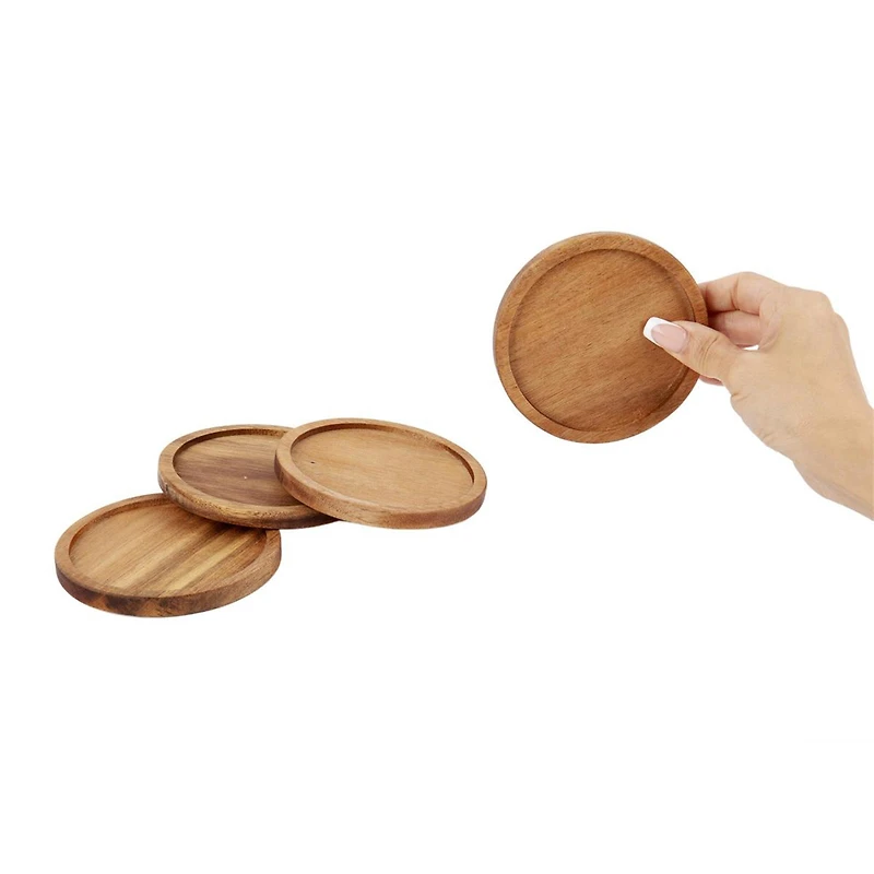 Set of 4 round coasters