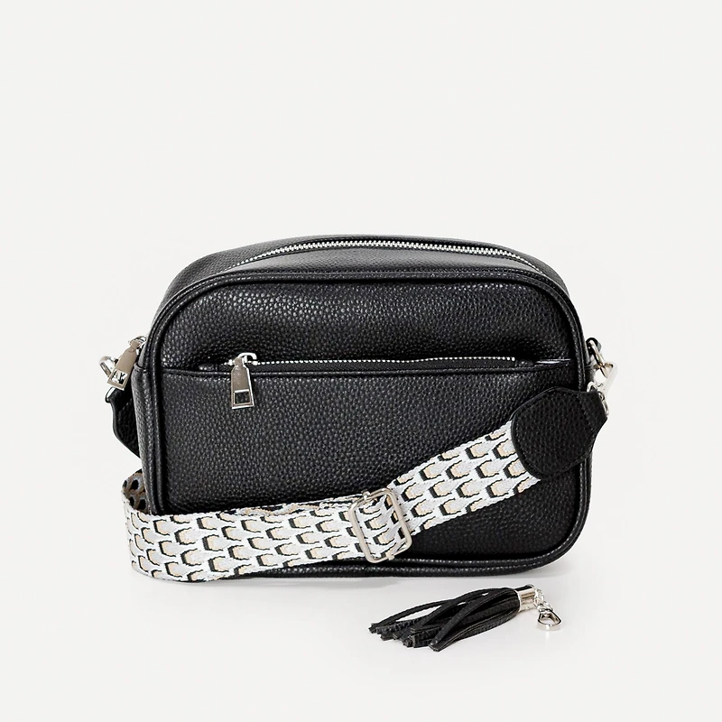 2 in 1 crossbody bag - Black
