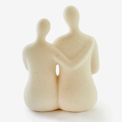 Statue de couple - Naturel