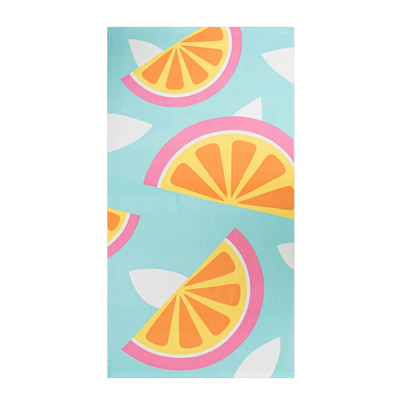 Ensemble de 2 serviettes de plage - Cocktails d'été