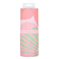 Serviette de plage réversible - Floral rétro