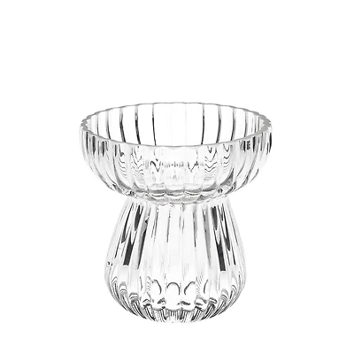 Mushroom glass vase