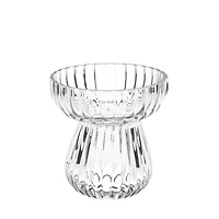 Vase en verre champignon