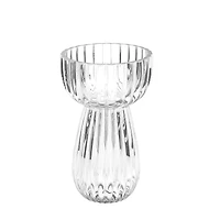 Vase en verre champignon - 6"