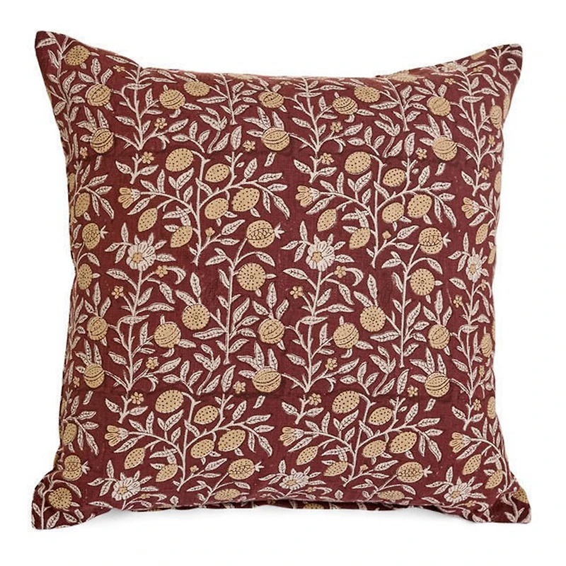 Coussin décoratif – Motif floral imprimé