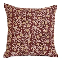 Coussin décoratif – Motif floral imprimé