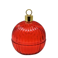 Candle - Red Christmas ball
