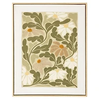 Toile brodée - Marguerites