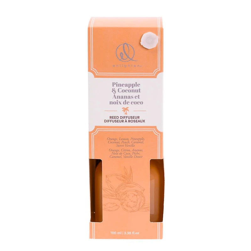 Diffuseur à roseaux - Ananas & noix de coco