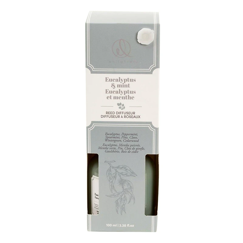 Diffuseur à roseaux - Eucalyptus & menthe